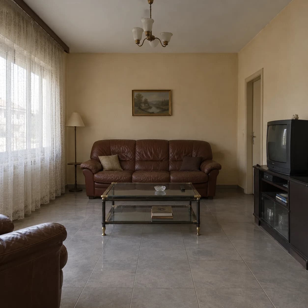 A living room before the redesign