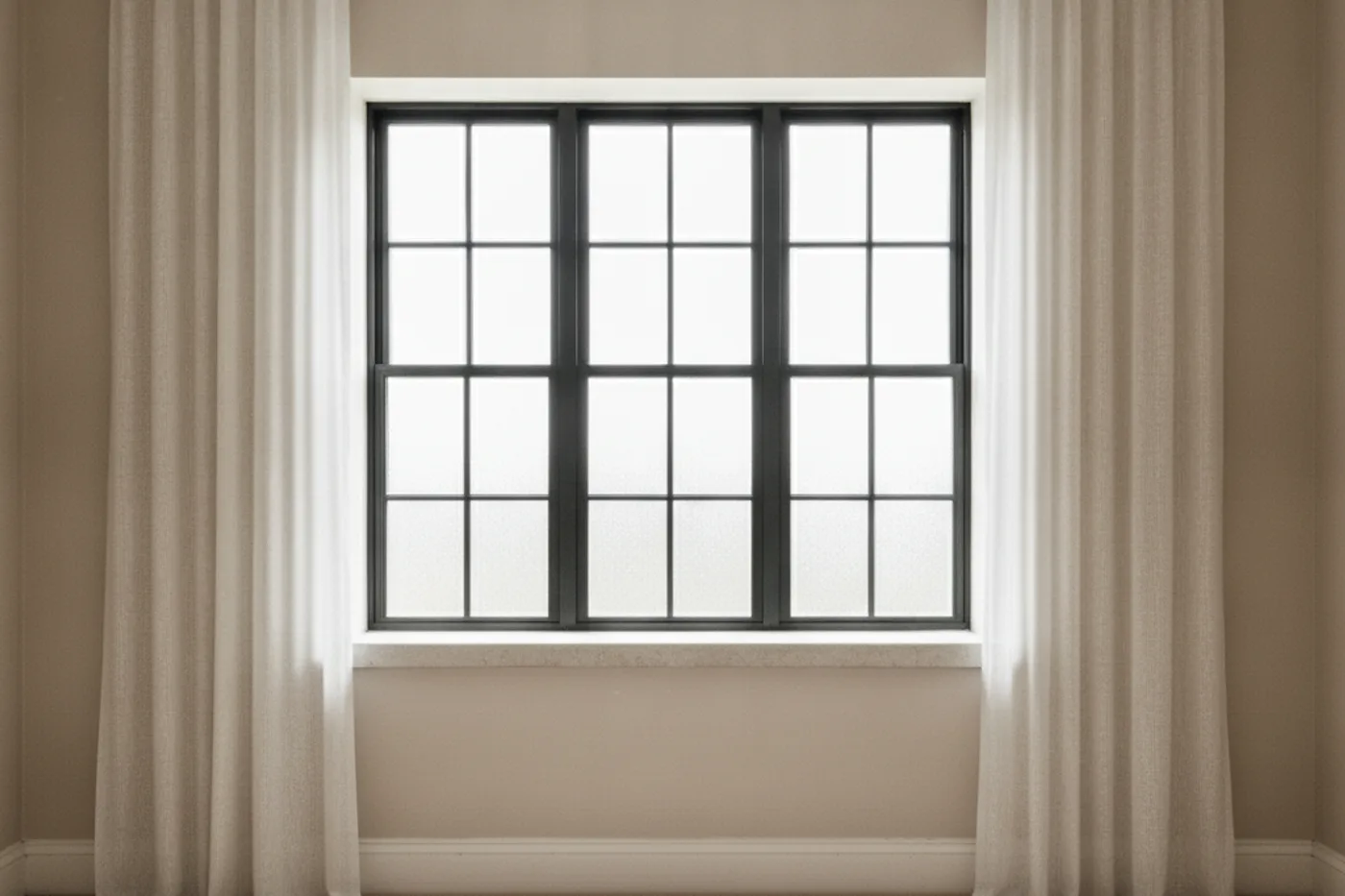 window — Slim black